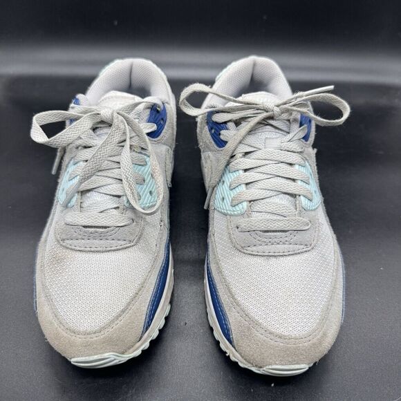 Nike Air Max 90 Pure Platinum White Glacier Blue FN6958-001 Men’s Size 6 EUC - Picture 3 of 8